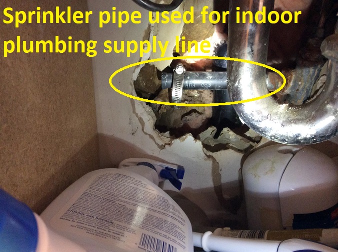 Plumbing-inappropriate-material